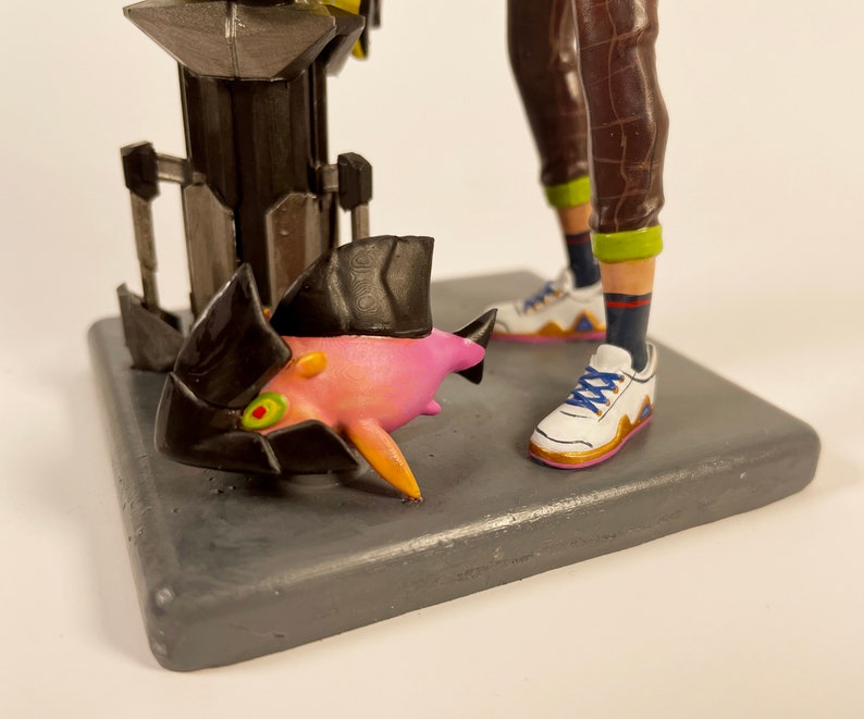 Gekko Valorant Figurine With His Pets 51 In/13 Cm - Etsy