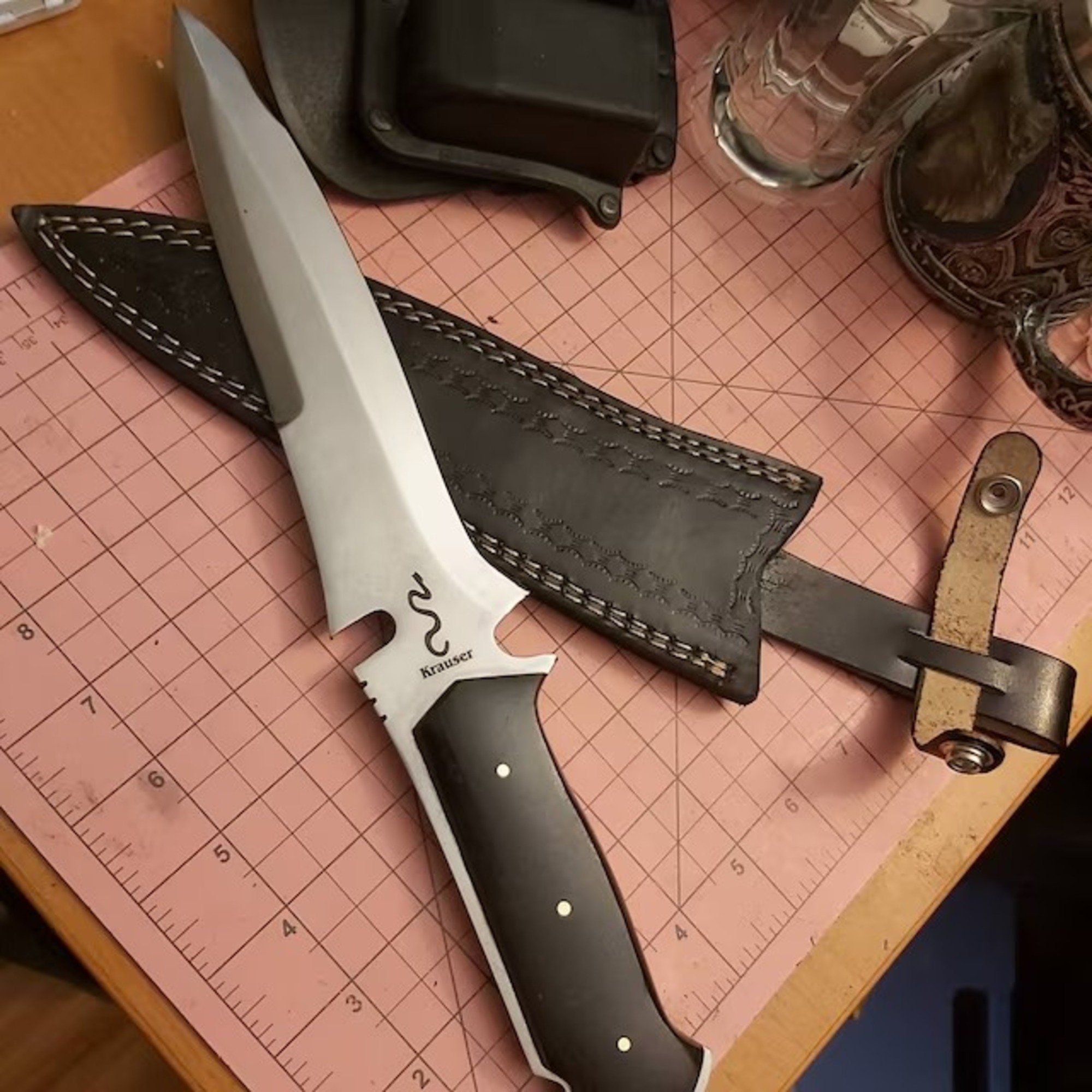 MAKING RESIDENT EVIL 4 KRAUSER KNIFE Part 1 