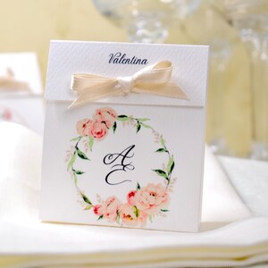 Porta confetti segnaposto personalizzato kit fai da te battesimo, matrimonio, comunione, cresima, nascita portaconfetti