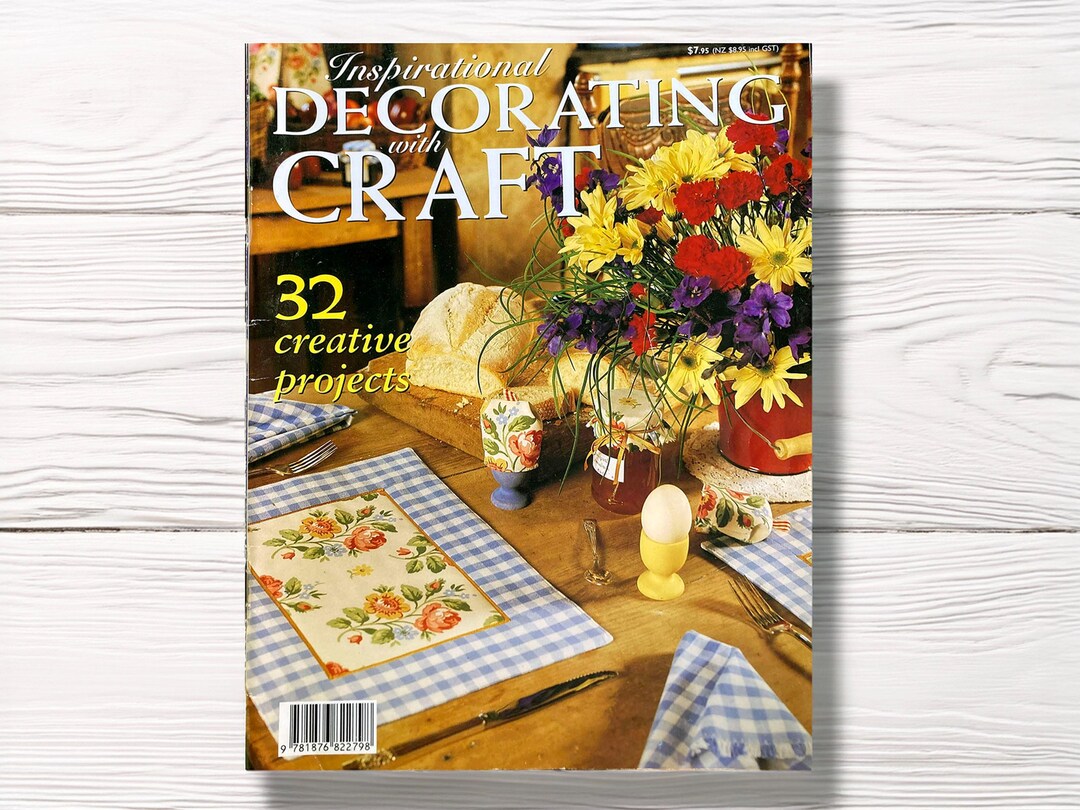 Vintage 1998 'decorating With Craft' Magazine: Sewing, Quilting ...