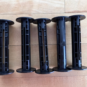 Empty Plastic 120 220 Take Up Film Spools For Medium Format Cameras Lot of 5