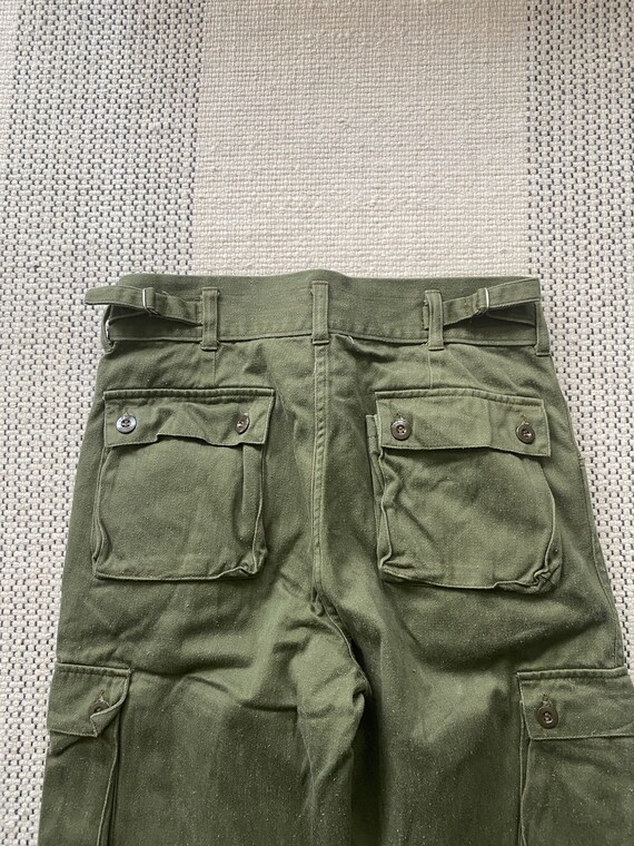 Vintage 1970s Canadian Military Cargo Pants Adjusta… Gem
