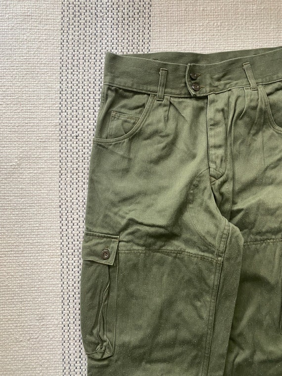 Vintage 1970s Canadian Military Cargo Pants Adjusta… Gem