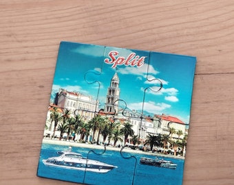 Croatia fridge magnet puzzle Split Travel Souvenir Gift Collection Craft Refrigerator Decoration, FREE gift with every order!!!