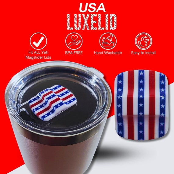 LUXELID Yeti Magslider Replacement slider Only-no Lid BPA Free/hand Wash  Only USA Fits All Yeti Magslider Lids Yeti Magnetic Slider 