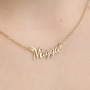 Custom Handwriting Necklace, Personalised Jewelry for Women, Custom Name Necklace, New Mom Gift, Memorial Name Necklace, Gift for Girlfriend