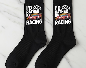 Racing Socks, I'd Rather Be Racing Gift