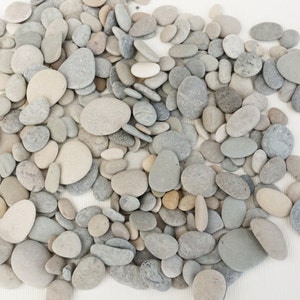 110/200 Small/Tiny Stones 0.5-1.1"/1.4-3 cm- Selection of Sea Stones,Small Sea Stones, Pebble Art Stones#8