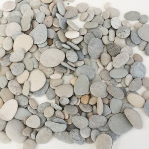 120/200 kleine/winzige Steine 0,5-1,1 "/ 1,4-3 cm - Auswahl von Meeressteinen, kleinen Meeressteinen, Pebble Art Stones # 8