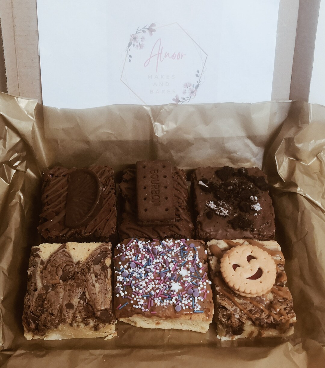 Postal Brownies/ Blondies Etsy UK