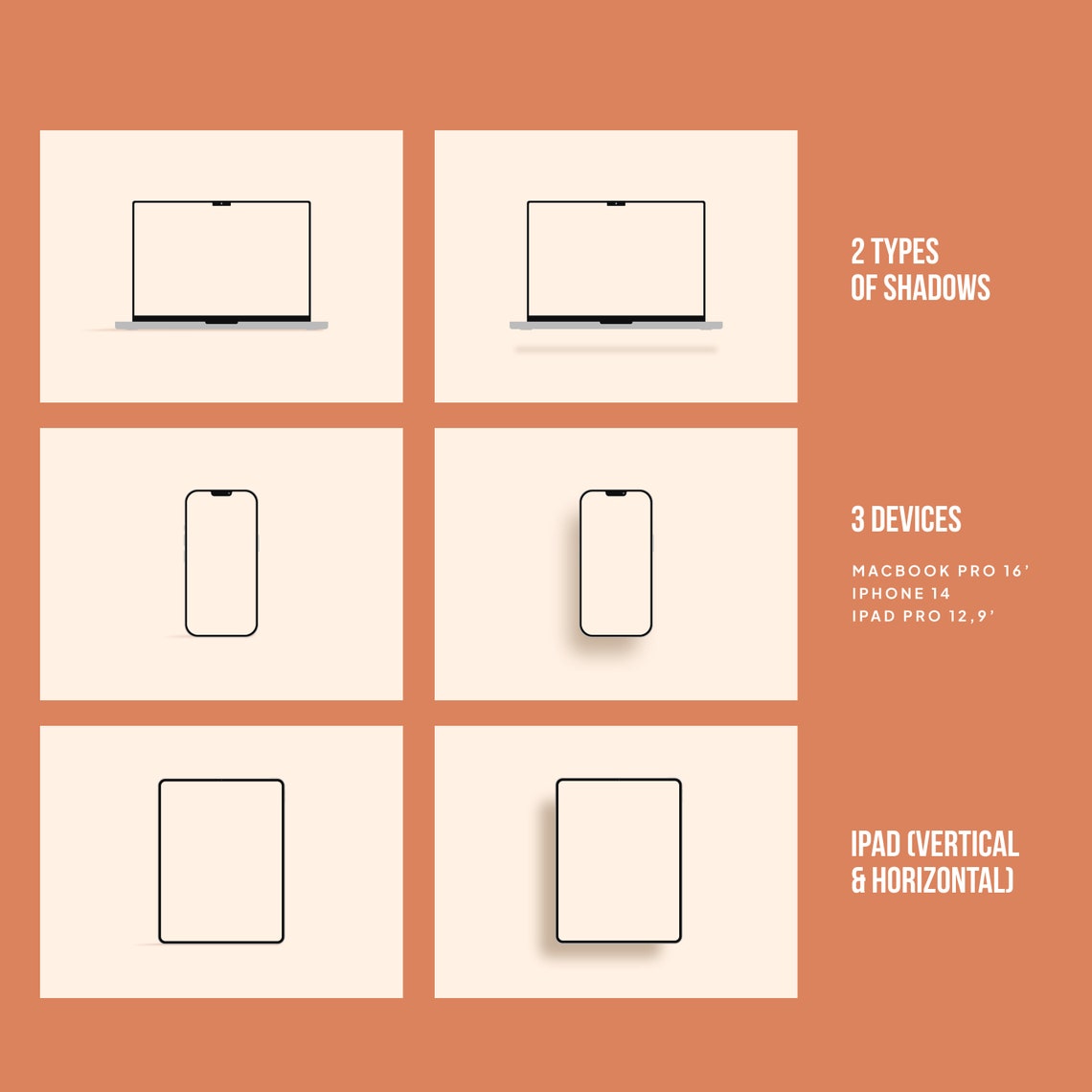 20 Canva Device Mockups + SVG Files | Fully Editable iPhone Mockup ...