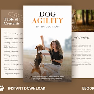 Dog Agility Introduction eBook | All you need to know about Dog Agility Training | Dog Agility Training Techniques