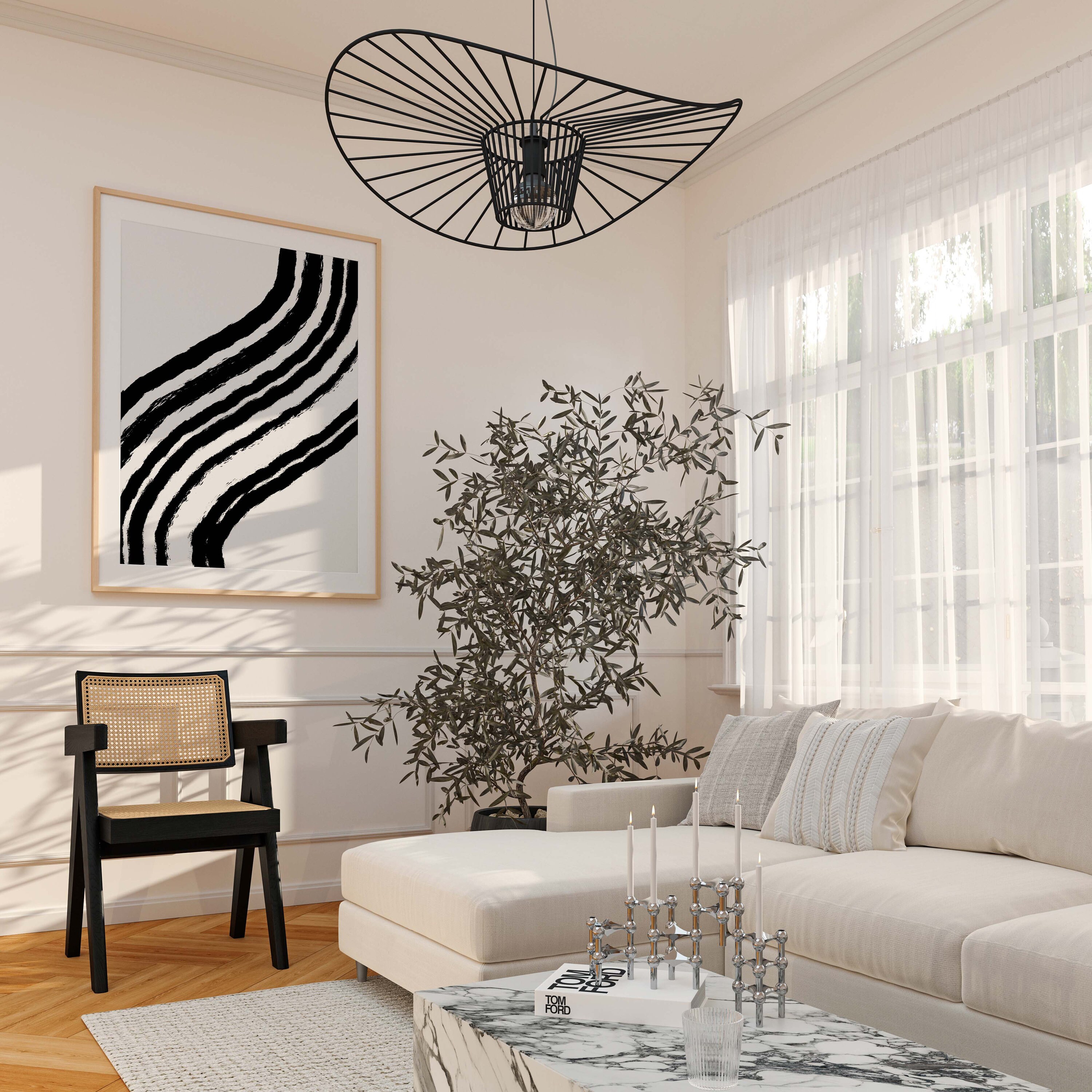 Japandi Wall Art Set of 2 Print, Black and White Abstract Art Print ...