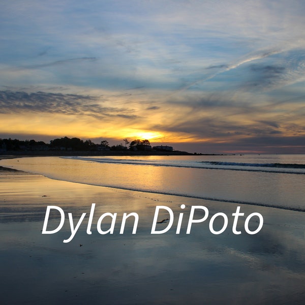 East Coast Beach Sunrise, Nature Photography, Rye NH, Rye Beach, New Hampshire, Landscape Photography