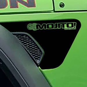 Mojito Edition Fender Vent Decal Fits Jeep Wrangler JL Gladiator JT 2018 Custom Vinyl Graphic