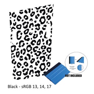Leopard Print Blackout Vinyl Hood Decal for Jeep Wrangler JL and Gladiator JT Rubicon 2018 and Newer Bold Off-Road Design