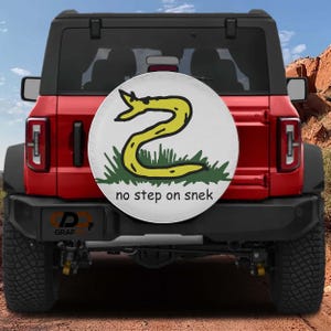 No Step On Snek Tire Cover, Full Color Print (Fits Jeep & Broncos) image 4