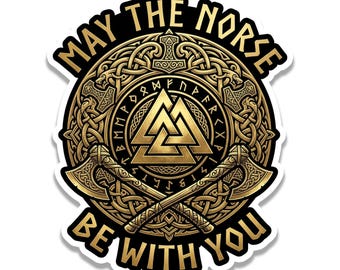 May The Norse Be With You Vinyl Sticker
