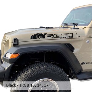 Gobi Edition Vinyl Hood Decal Set