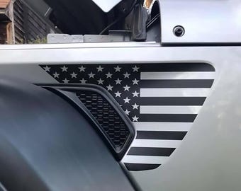 American Flag Fender Vent Vinyl Decal - Fits Jeep Wrangler JL/Jeep Gladiator JT 2018+