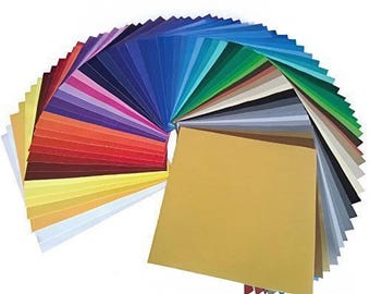 Oracal 651 Permanent Outdoor Adhesive Vinyl Color Swatch Samples for Accurate Color Matching Durable Crafting Supplies