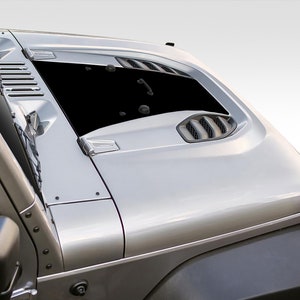 Blackout Vinyl Hood Decal - Fits 2014-2018 Jeep Wrangler JK 10th Anniversary or Hard Rock Hoods