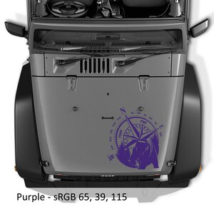 Calcomanía de vinilo de transferencia con brújula de oso negro, diseño gráfico de aventura al aire libre para autos, ventanas y portátiles, diseño personalizado duradero. imagen 6