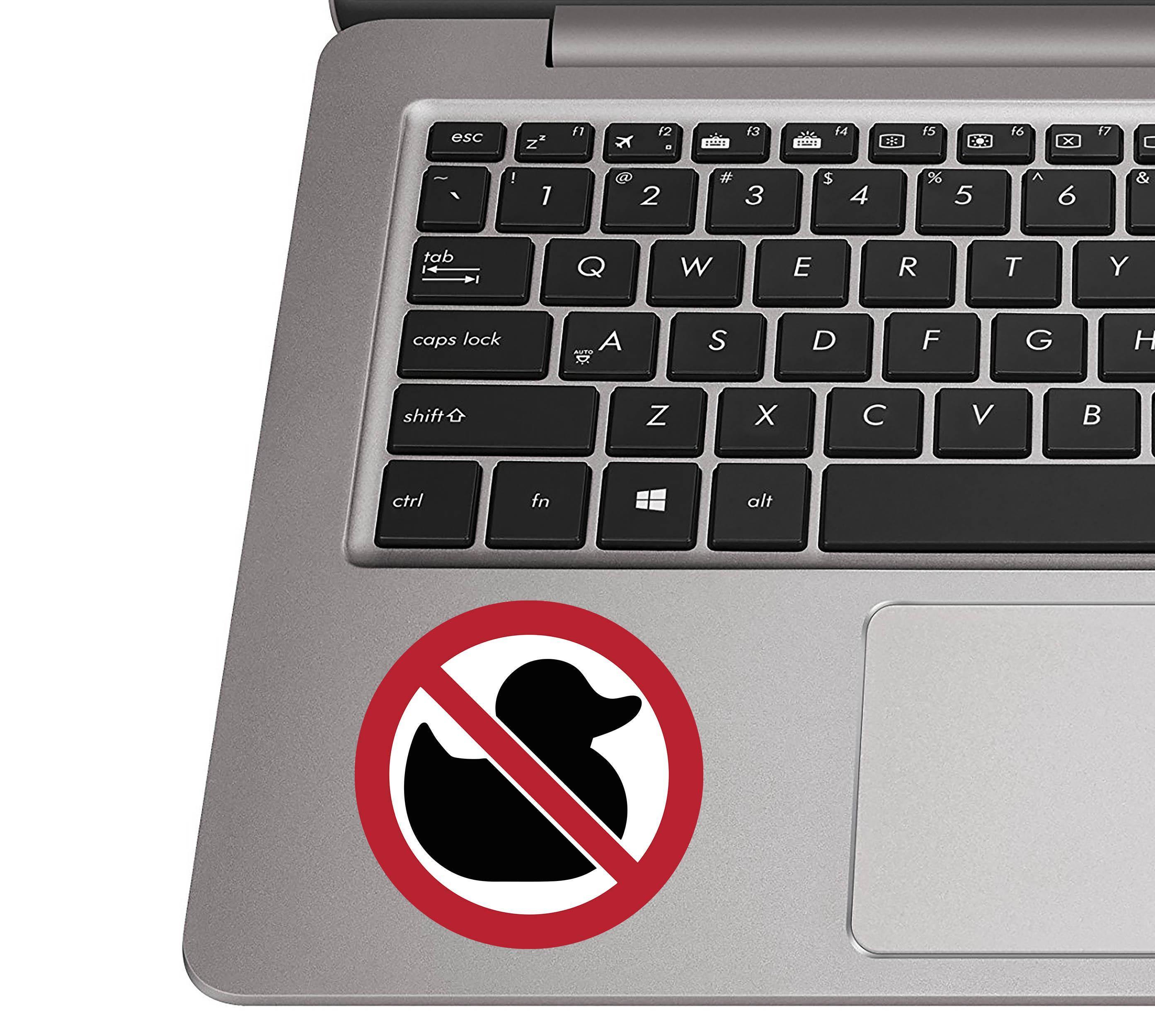 No Ducks Vinyl Sticker Funny Decal Anti Ducking Sticker for Car SUV ...