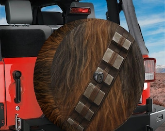 Rebel Walking Carpet Spare Tire Cover Fits Jeep Bronco SUV RV With Backup Camera Hole 27 to 35 Inch