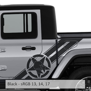 Alpha Romeo Gladiator Star & Stipes Cab Kit - Fits Jeep Gladiator JT 2020+