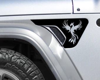 Phoenix Fender Vent Vinyl Decal - Fits Jeep Wrangler JL/Jeep Gladiator JT 2018+