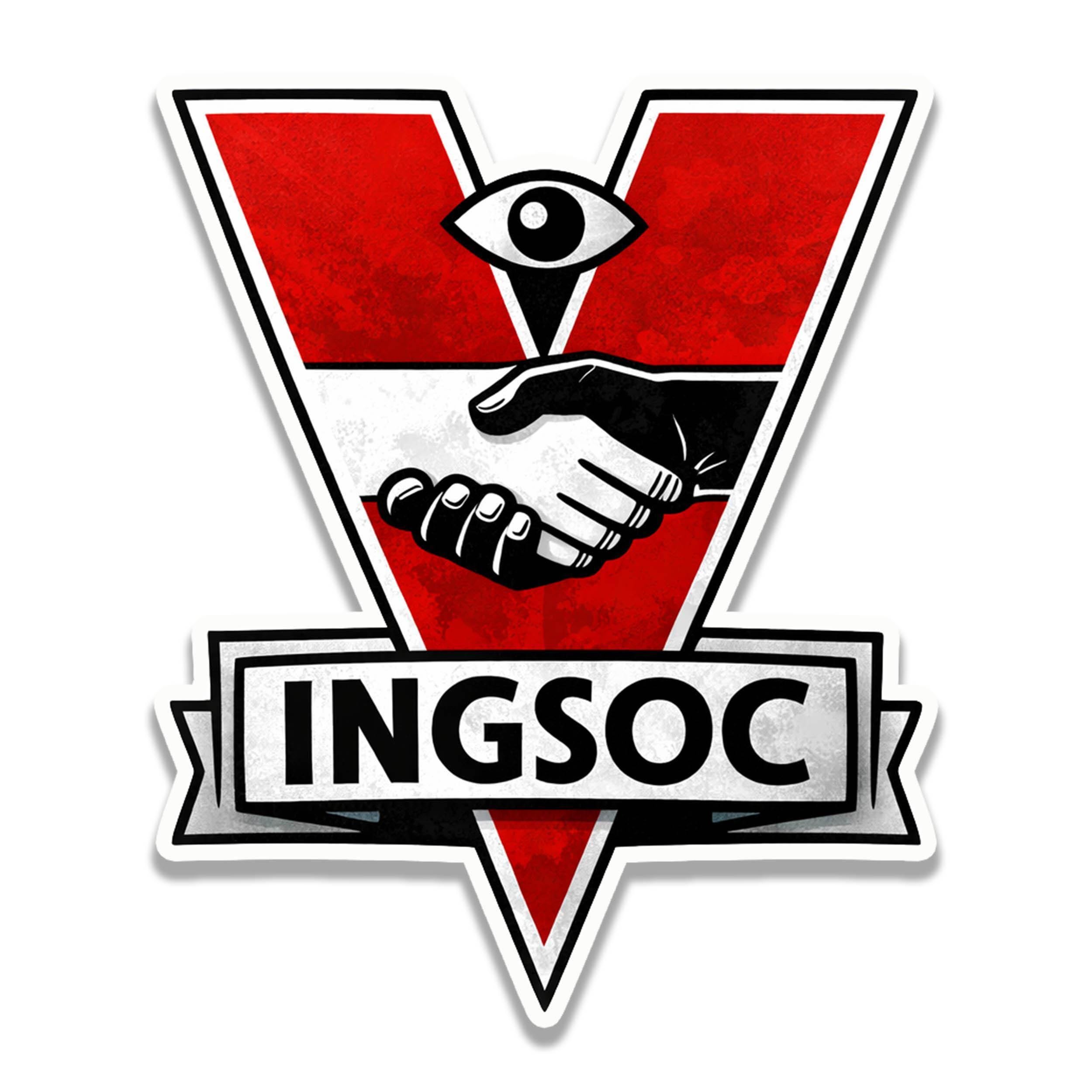 Orwell 1984 Vinyl Decal - Funny INGSOC Political Sticker - Etsy