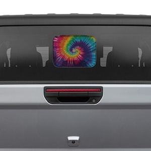 Tye DIe bakrutetryckt genomskinlig dekal passar Jeep Gladiator (2020-2025)