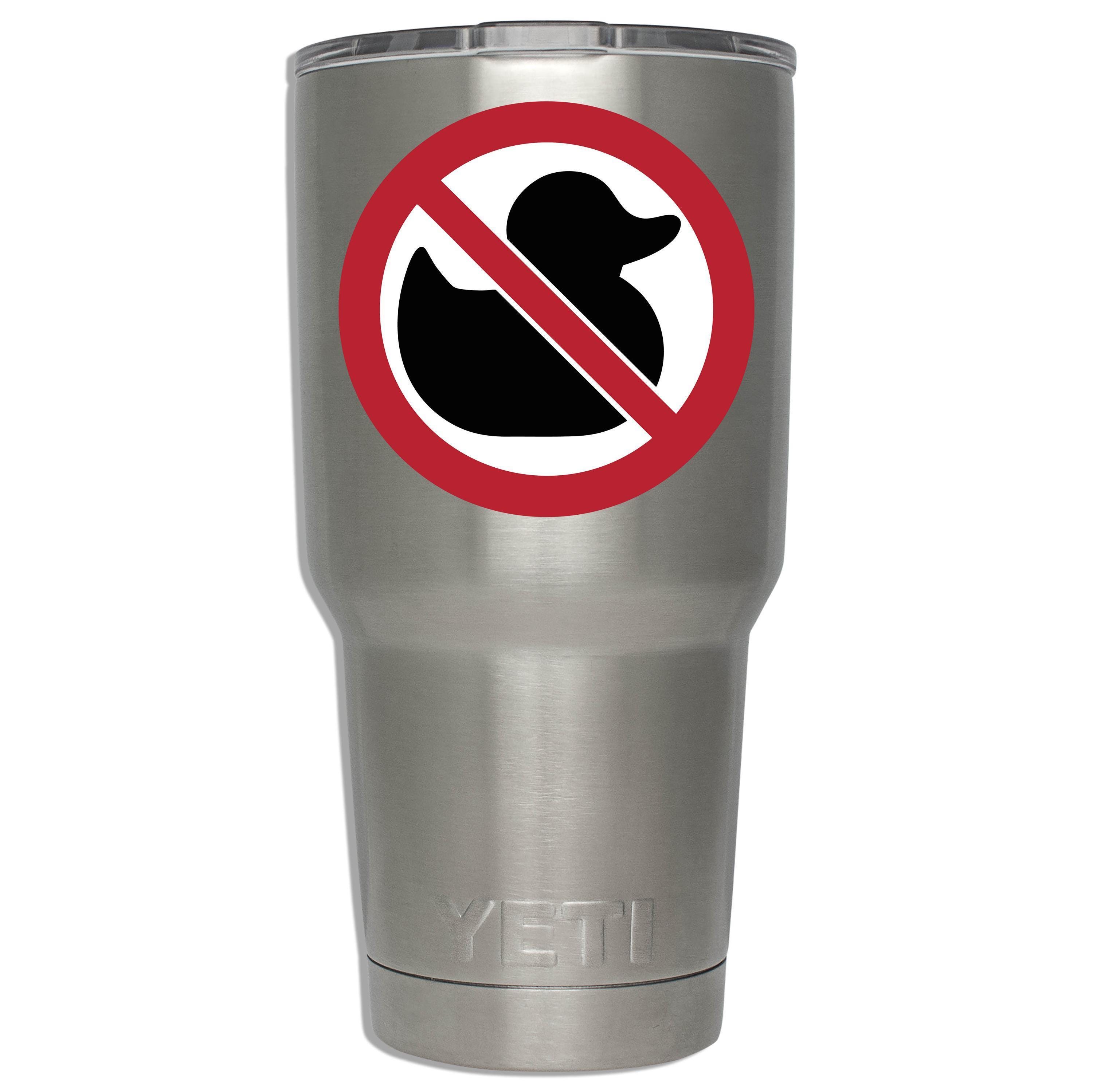 No Ducks Vinyl Sticker Funny Decal Anti Ducking Sticker for Car SUV ...