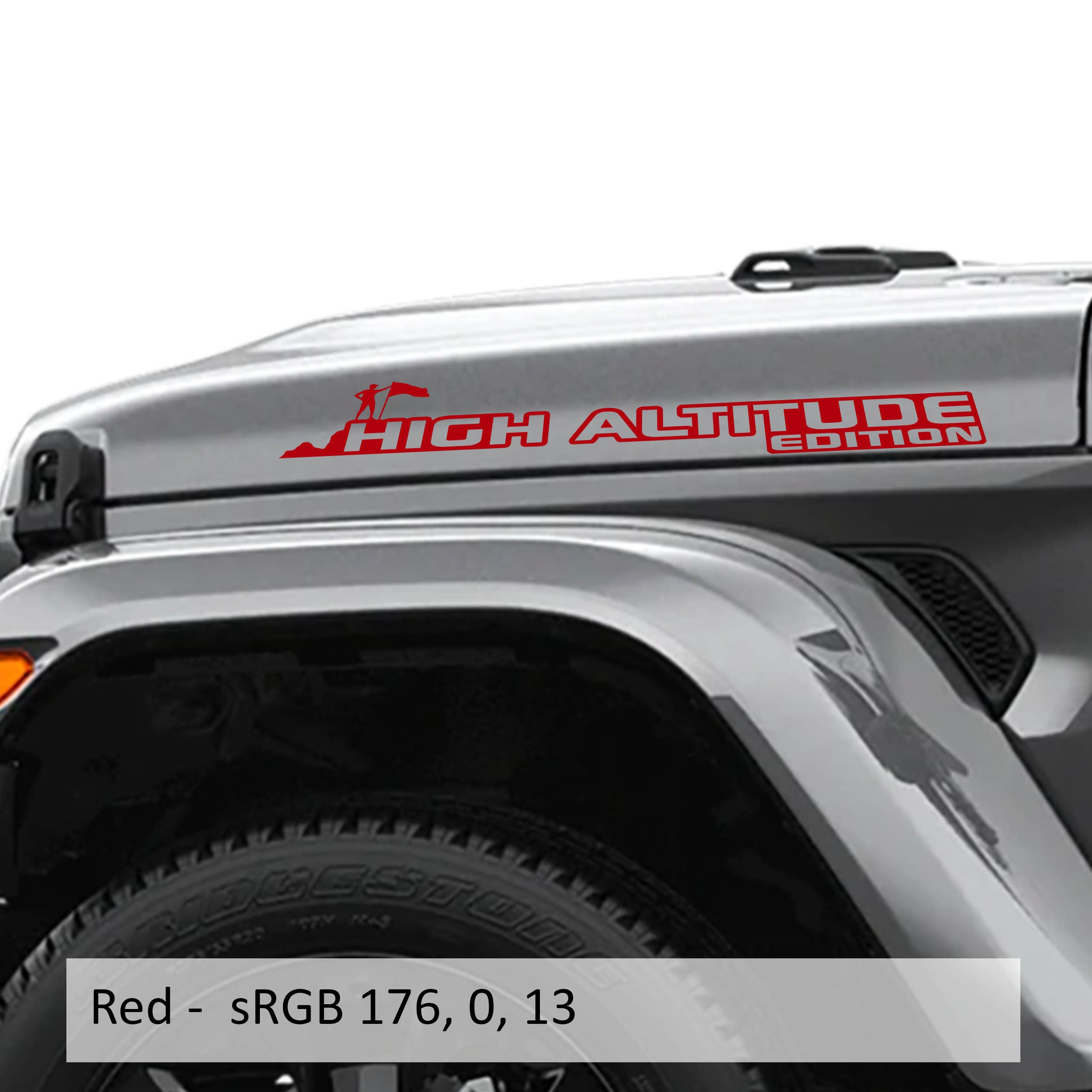 High Altitude Edition Hood Vinyl Decal Set Custom Off-road Graphics for ...