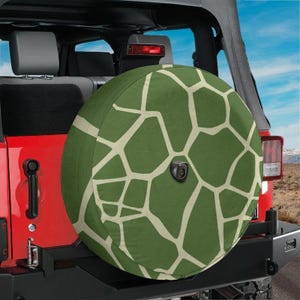 Spare Tire Turtle Trek Spare Cover With Backup Camera Hole Option For Wranglers, Broncos Tire Sizes Available Full Color Print Camping Gift