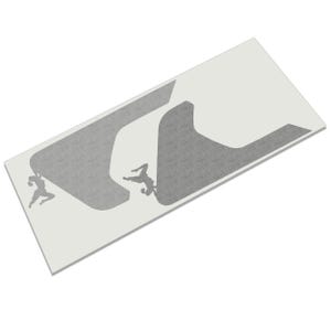 Female Rock Climber Fender Vent Decal v3 | Fits Jeep Wrangler JL & Gladiator JT 2018+ | Adventure Graphic for Jeep Fender Vent