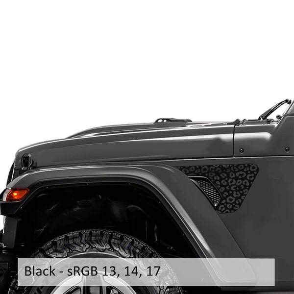 Jeep Leopard Fender Vent Decal Etsy