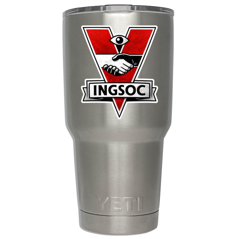 Orwell 1984 Vinyl Decal - Funny INGSOC Political Sticker - Etsy