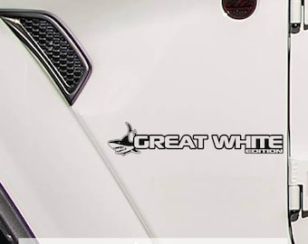 Great White Edition Vinyl Fender Decal Set