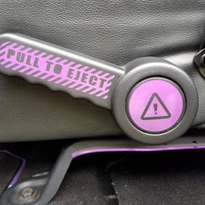 Pull to Eject Decal Kit Driver and Passenger Side Graphics Fits 2007-2018 Jeep Wrangler JK JKU Durable Custom Design image 6