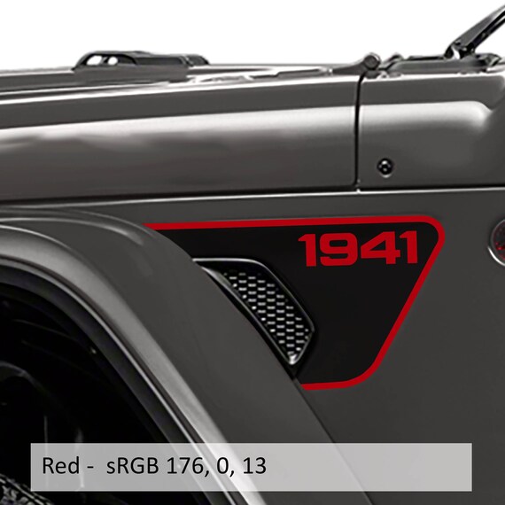 2x Matte Black Gladiator Emblems For Jeep Wrangler JL JK Fender, Left & Right - View #3