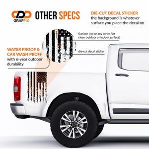 1941 Side Window Vinyl Decal Set for Jeep Wrangler JLU and Gladiator JT 2018 and Newer Patriotic Off-Road Graphic Durable Design image 8