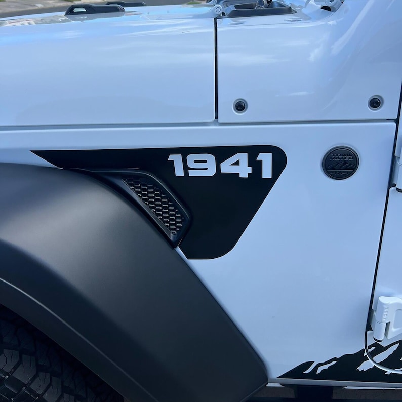 1941 Fender Vent Vinyl Decal