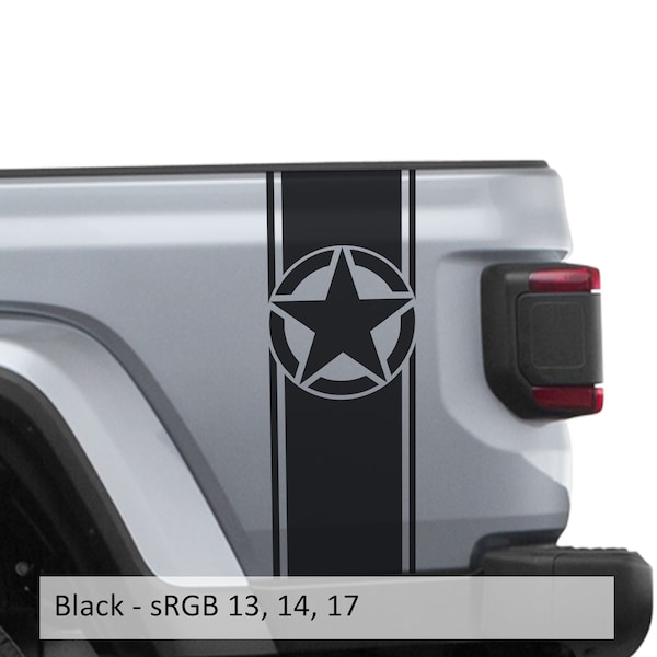 Military Jeep Gladiator Decal Etsy