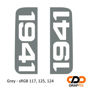 1941 Side Window Vinyl Decal Set for Jeep Wrangler JLU and Gladiator JT 2018 and Newer Patriotic Off-Road Graphic Durable Design image 6