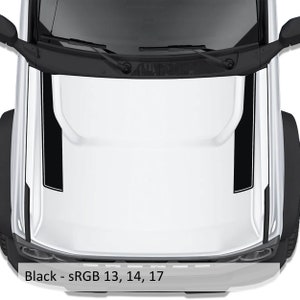 Side Hood Stripe Outline Graphic Kit Fits Ford Bronco 2021-2023