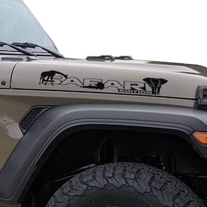 Safari Edition Hood Decal Set
