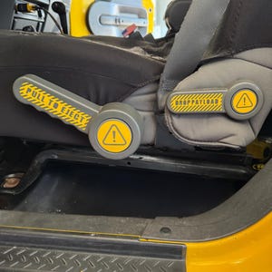 Pull to Eject Decal Kit Driver and Passenger Side Graphics Fits 2007-2018 Jeep Wrangler JK JKU Durable Custom Design