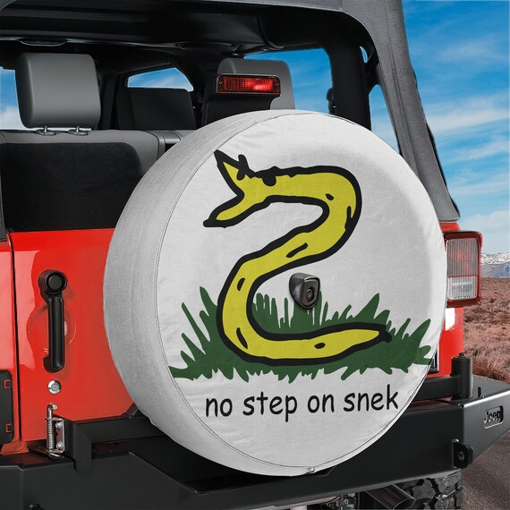 No Step On Snek Tire Cover, Full Color Print (Fits Jeep & Broncos)